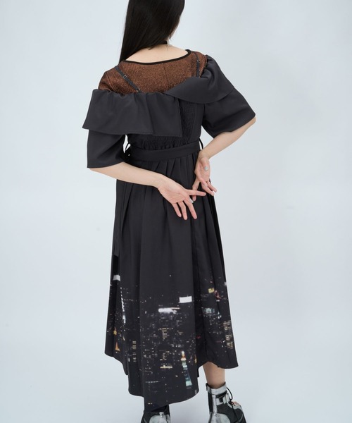 HARE(ハレ)の「2WAYオフショルイレヘムワンピース(HARE)(ワンピース・レディース・ピンク/ブラック/グレー/ブラック系その他・FREE)」の6枚目の写真