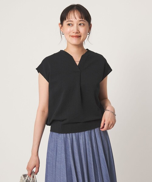 サッカー タック フレンチスリーブ カットソー UVカット（Tシャツ