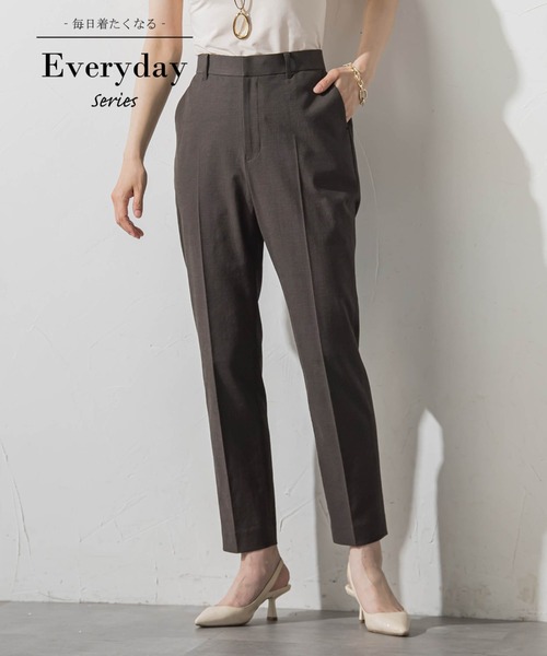 LAUTREAMONT（ロートレアモン）の「Everydayテーパードパンツ（その他パンツ・レディース・ブラウン/ネイビー/ホワイト・7号/9号/11号）」の2枚目の写真