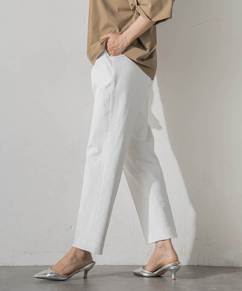 LAUTREAMONT（ロートレアモン）の「Everydayテーパードパンツ（その他パンツ・レディース・ブラウン/ネイビー/ホワイト・7号/9号/11号）」の5枚目の写真