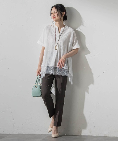 LAUTREAMONT（ロートレアモン）の「Everydayテーパードパンツ（その他パンツ・レディース・ブラウン/ネイビー/ホワイト・7号/9号/11号）」の13枚目の写真