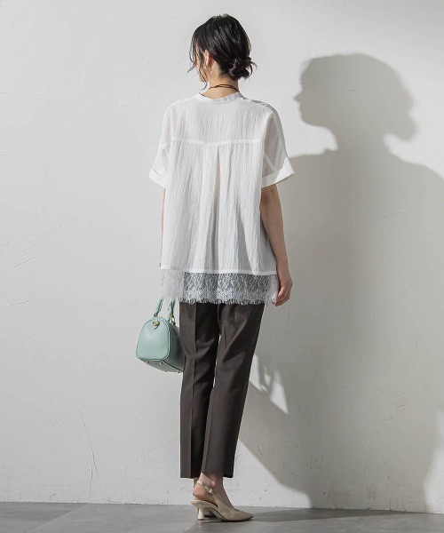LAUTREAMONT（ロートレアモン）の「Everydayテーパードパンツ（その他パンツ・レディース・ブラウン/ネイビー/ホワイト・7号/9号/11号）」の16枚目の写真