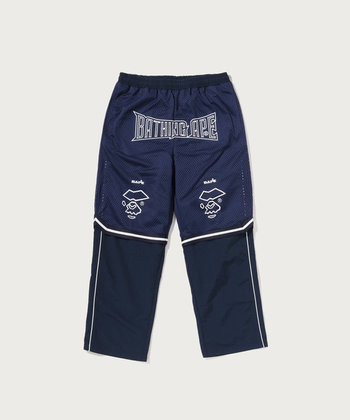 A BATHING APE(アベイシングエイプ)の「LAYERED TRACK PANTS(その他パンツ・メンズ・ネイビー・MEDIUM)」の1枚目の写真
