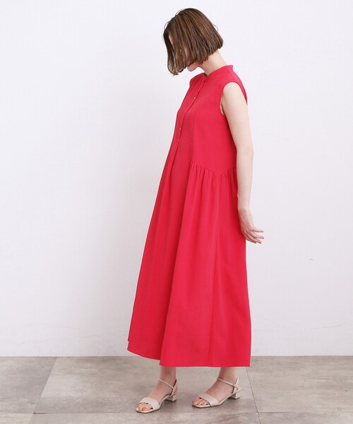 grove(グローブ)の「【低身長さんも選べる着丈・洗濯機◎】テントラインワンピース(ワンピース・レディース・ブラック/オリーブ/レッド系1・02/12/05/03/01/11/04)」の9枚目の写真