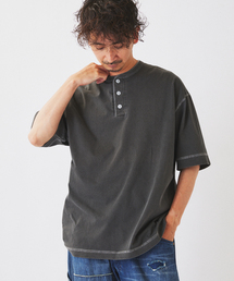 セール】Healthknit / ヘルスニット 別注 ヘンリーネックTシャツ（T