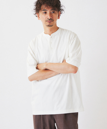 Healthknit / ヘルスニット 別注 ヘンリーネックTシャツ
