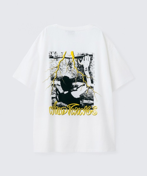 WILD THINGS(ワイルドシングス)の「ミッドナイトライトニング S/S Tシャツ|MIDNIGHT LIGHTNING S/S TEE(Tシャツ/カットソー・メンズ・ホワイト/チャコールグレー/ブルー系その他/イエロー系その他/ベージュ系その他・S/M/L/XL)」の7枚目の写真
