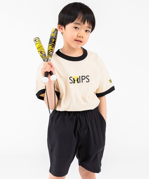 SHIPS(シップス)の「SHIPS KIDS:100~140cm /阪神タイガース×SHIPS リンガー Tシャツ(Tシャツ/カットソー・キッズ・ナチュラル/ブラウン/ライトブルー・130/110/140/120/100)」の2枚目の写真