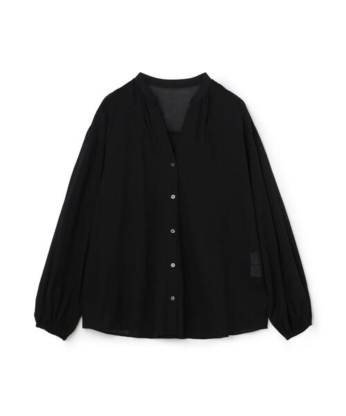 NATURAL BEAUTY BASIC(ナチュラルビューティーベーシック)の「スキッパードルマンシャツ(シャツ/ブラウス・レディース・ピンク/ブルー/オフホワイト/ブラック・FREE)」の10枚目の写真