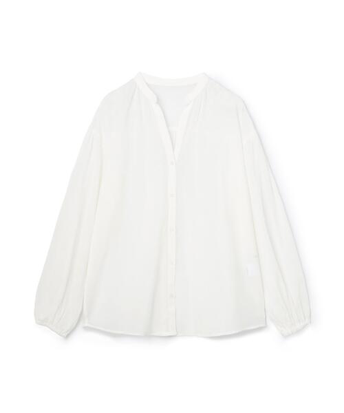 NATURAL BEAUTY BASIC(ナチュラルビューティーベーシック)の「スキッパードルマンシャツ(シャツ/ブラウス・レディース・ピンク/ブルー/オフホワイト/ブラック・FREE)」の20枚目の写真