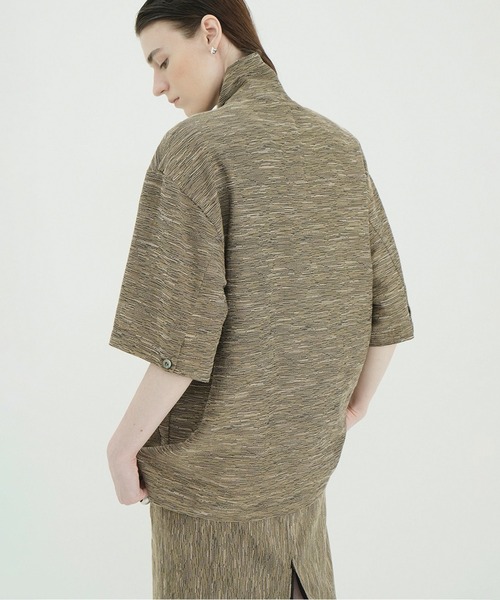 CLANE(クラネ)の「CREPE JACQUARD SHAWL COLLAR SHIRT(シャツ/ブラウス・レディース・その他・F)」の9枚目の写真