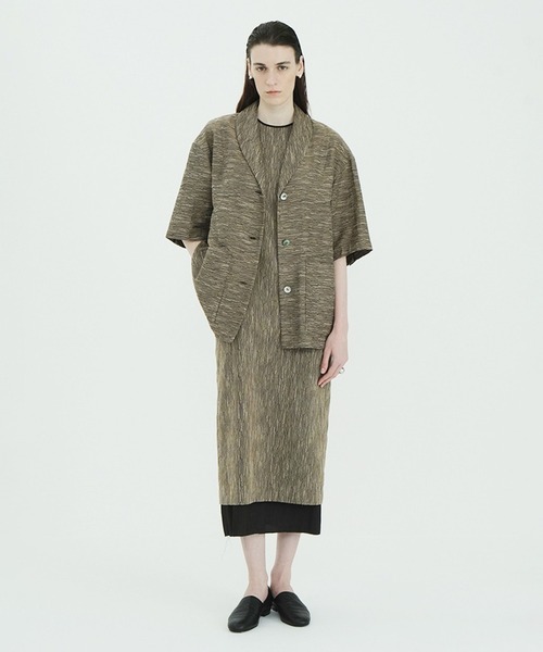 CLANE(クラネ)の「CREPE JACQUARD SHAWL COLLAR SHIRT(シャツ/ブラウス・レディース・その他・F)」の5枚目の写真