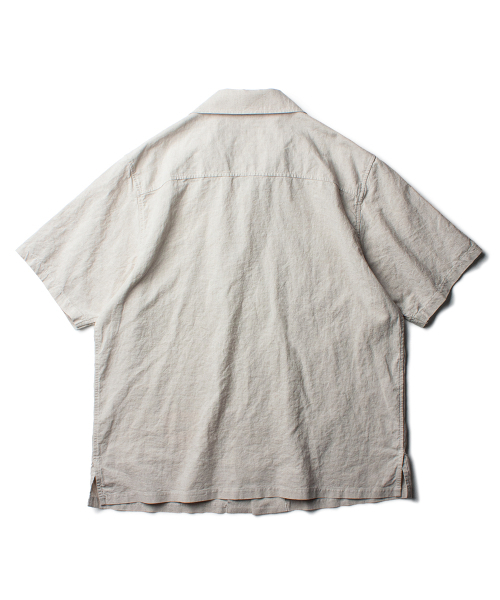 THE RESQ（ザーレスキュー）の「LINEN COTTON PAPA SHIRT [ECRU]（シャツ/ブラウス・メンズ・その他・MEDIUM/LARGE/X-LARGE）」の2枚目の写真