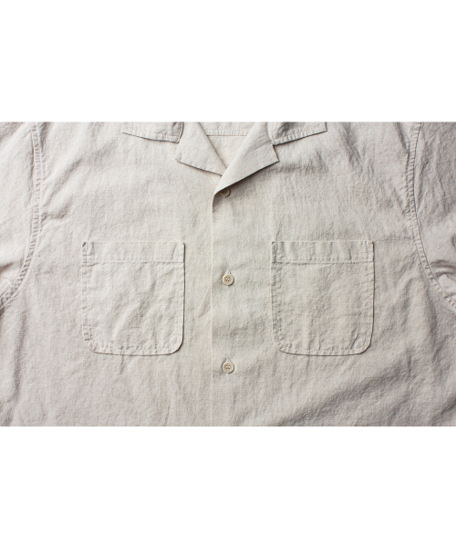 THE RESQ（ザーレスキュー）の「LINEN COTTON PAPA SHIRT [ECRU]（シャツ/ブラウス・メンズ・その他・MEDIUM/LARGE/X-LARGE）」の4枚目の写真