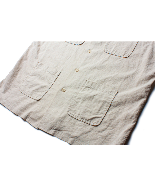 THE RESQ（ザーレスキュー）の「LINEN COTTON PAPA SHIRT [ECRU]（シャツ/ブラウス・メンズ・その他・MEDIUM/LARGE/X-LARGE）」の5枚目の写真