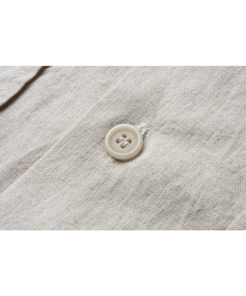 THE RESQ（ザーレスキュー）の「LINEN COTTON PAPA SHIRT [ECRU]（シャツ/ブラウス・メンズ・その他・MEDIUM/LARGE/X-LARGE）」の7枚目の写真
