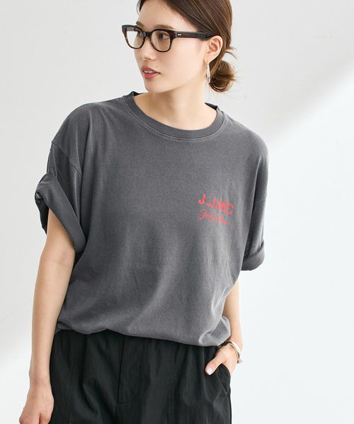 FRAMeWORK(フレームワーク)の「J.J.Mercer / ジェイジェイマーサー オーバーサイズTEE(Tシャツ/カットソー・レディース・ホワイト/チャコールグレー/ライトグレー・FREE)」の2枚目の写真