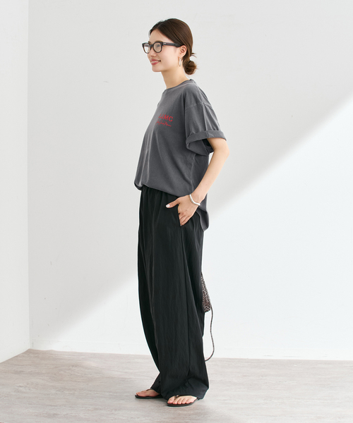 FRAMeWORK(フレームワーク)の「J.J.Mercer / ジェイジェイマーサー オーバーサイズTEE(Tシャツ/カットソー・レディース・ホワイト/チャコールグレー/ライトグレー・FREE)」の12枚目の写真