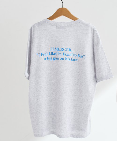 FRAMeWORK(フレームワーク)の「J.J.Mercer / ジェイジェイマーサー オーバーサイズTEE(Tシャツ/カットソー・レディース・ホワイト/チャコールグレー/ライトグレー・FREE)」の18枚目の写真