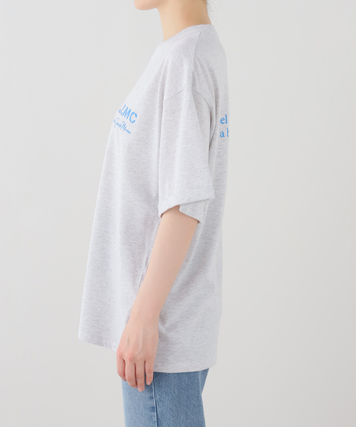 FRAMeWORK(フレームワーク)の「J.J.Mercer / ジェイジェイマーサー オーバーサイズTEE(Tシャツ/カットソー・レディース・ホワイト/チャコールグレー/ライトグレー・FREE)」の22枚目の写真