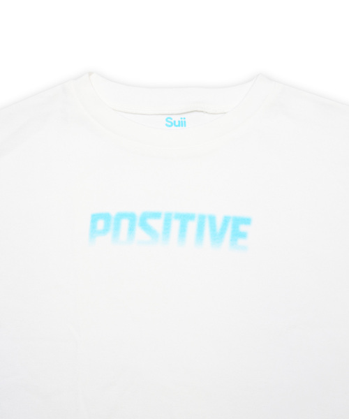 Suii（スイ）の「Suii/ スイ POSITIVE DUB TEE（Tシャツ/カットソー・レディース・ブルー・SMALL/LARGE/MEDIUM/X-SMALL）」の8枚目の写真