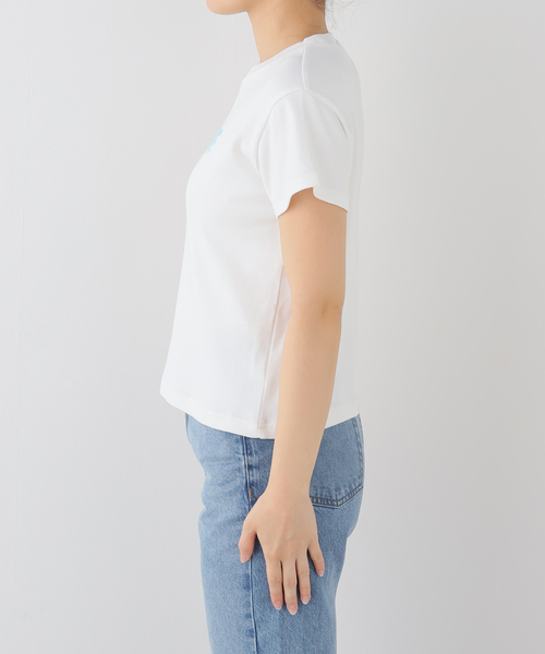 Suii（スイ）の「Suii/ スイ POSITIVE DUB TEE（Tシャツ/カットソー・レディース・ブルー・SMALL/LARGE/MEDIUM/X-SMALL）」の16枚目の写真