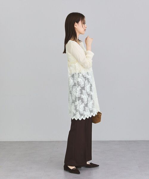 Green Parks(グリーンパークス)の「ピンタックフレアパンツ(その他パンツ・レディース・ブラック/ボルドー/ブラウン・L/M)」の5枚目の写真
