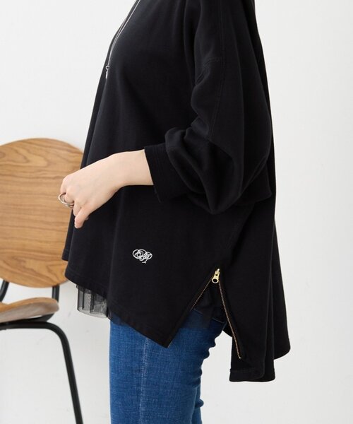 BEARDSLEY(ビアズリー)の「シシュウ入りドルマントレーナー(Tシャツ/カットソー・レディース・ピンク/グレー/ブラック・0/1)」の2枚目の写真