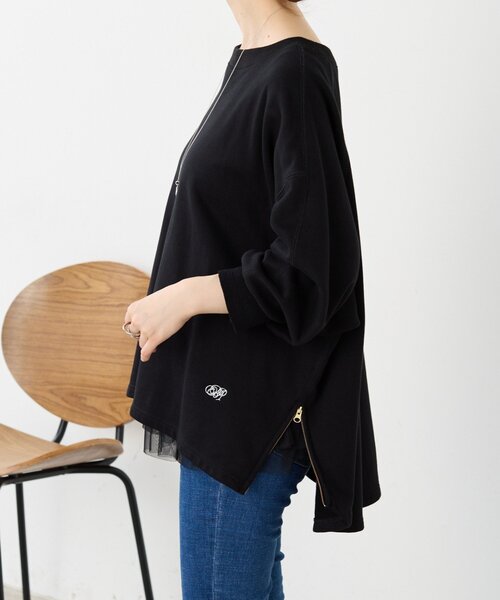 BEARDSLEY(ビアズリー)の「シシュウ入りドルマントレーナー(Tシャツ/カットソー・レディース・ピンク/グレー/ブラック・0/1)」の6枚目の写真