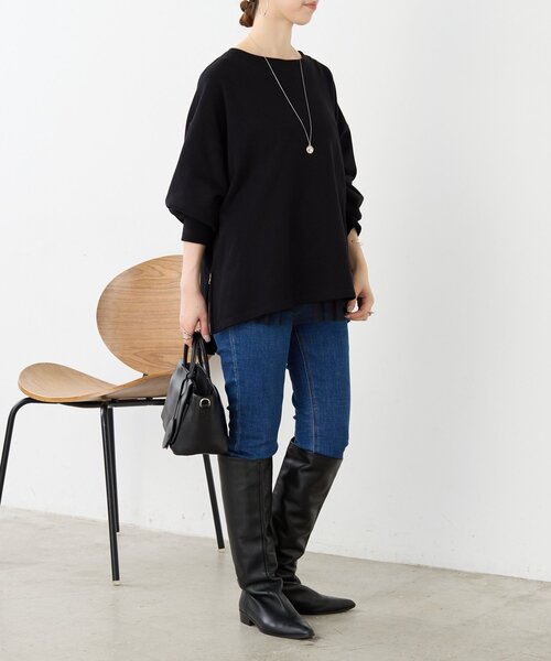 BEARDSLEY(ビアズリー)の「シシュウ入りドルマントレーナー(Tシャツ/カットソー・レディース・ピンク/グレー/ブラック・0/1)」の9枚目の写真