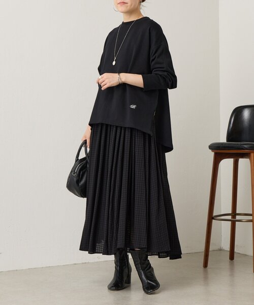 BEARDSLEY(ビアズリー)の「シシュウ入りドルマントレーナー(Tシャツ/カットソー・レディース・ピンク/グレー/ブラック・0/1)」の12枚目の写真