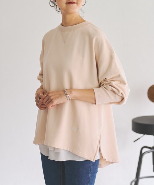 BEARDSLEY(ビアズリー)の「シシュウ入りドルマントレーナー(Tシャツ/カットソー・レディース・ピンク/グレー/ブラック・0/1)」の22枚目の写真