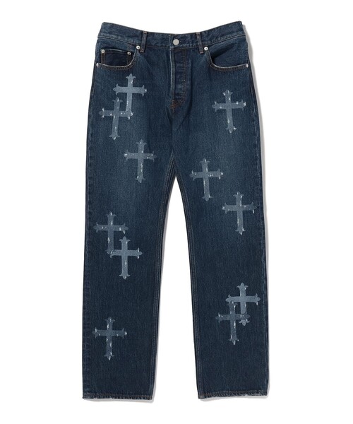 FUTURE ARCHIVE(フューチャーアーカイブ)の「FUTURE ARCHIVE / CROSS DENIM(デニムパンツ・メンズ・インディゴブルー・MEDIUM)」の1枚目の写真