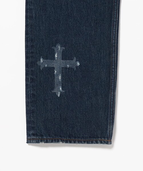 FUTURE ARCHIVE(フューチャーアーカイブ)の「FUTURE ARCHIVE / CROSS DENIM(デニムパンツ・メンズ・インディゴブルー・MEDIUM)」の5枚目の写真
