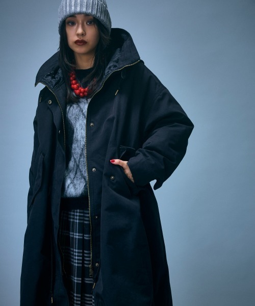 GEVS.（ジェイヴィス）の「へアリーアーガイルニットプルオーバー＜大きいサイズ有＞GEVS.（ニット/セーター・レディース・グレー系/ピンク系・3L/LL/L/M/5L/4L）」の11枚目の写真