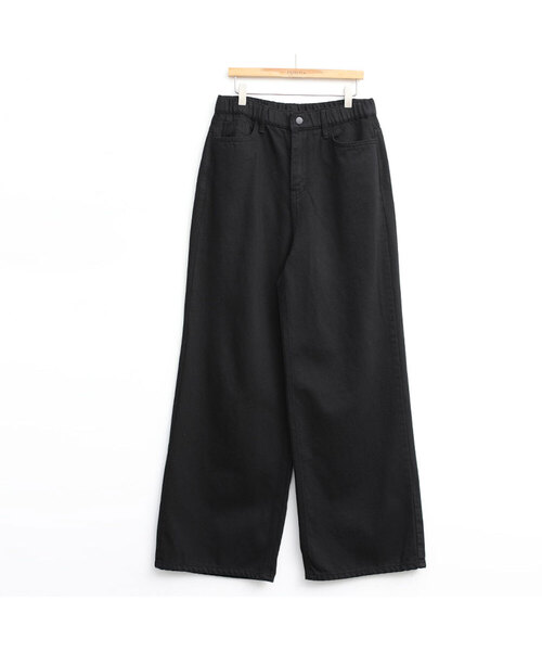 LUSIDA(ルシダ)の「エッセンシャルベーシックパンツ(スラックス・レディース・ブラック/アイボリー・S/M/L)」の2枚目の写真