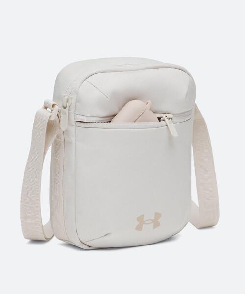 UNDER ARMOUR（アンダーアーマー）の「UAエッセンシャル クロスボディ（ライフスタイル/メンズ/レディース）（ボディバッグ/ウエストポーチ・レディース・ホワイト系その他・ONESIZE）」の3枚目の写真