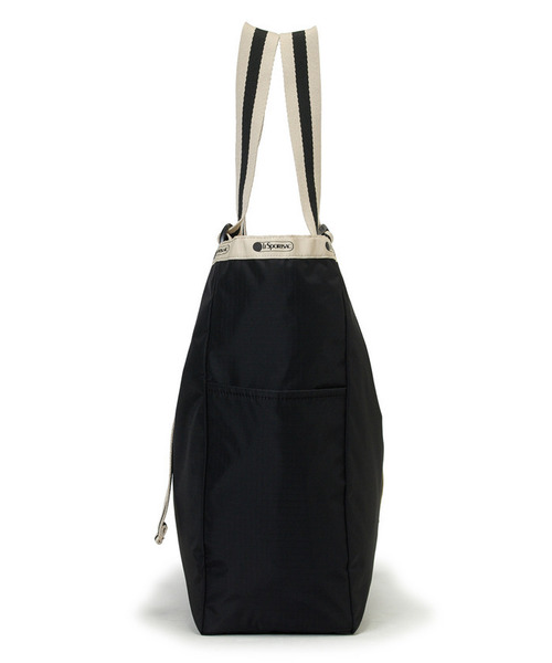 LeSportsac（レスポートサック）の「LG HANDLE ADJ TOTE ブラック/ブラックベージュウェビング（トートバッグ・レディース・ブラック・FREE）」の5枚目の写真