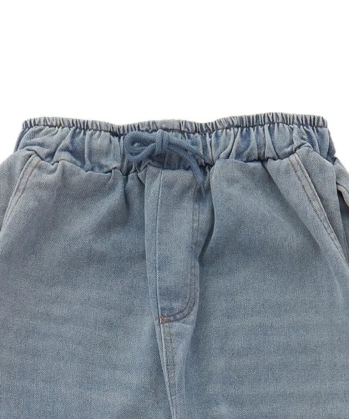 MUCENT(ムセント)の「MUCENT/FLUIDボタンデニムパンツ(デニムパンツ・レディース・ブラック/ライトブルー・SMALL)」の14枚目の写真