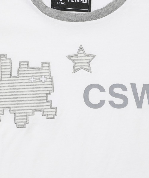 CATSAVETHEWORLD(キャットセーブザワールド)の「◇CATSAVETHEWORLD◇ブランド直輸入正規品/Mine キャットストライプ長袖Tシャツ Mine Cat Stripe Long Sleeve Tee(Tシャツ/カットソー・レディース・グレー/ブラック・FREE)」の17枚目の写真