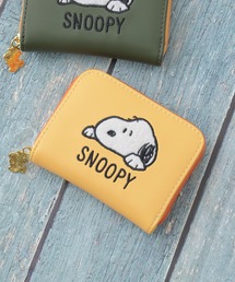 PEANUTS（ピーナッツ）の「ふわふわスヌーピー ラウンドファスナー小銭入れ（コインケース）」