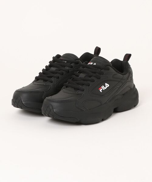 FILA(フィラ)の「【FILA】RAY RUN(レイラン ) 厚底スニーカー(スニーカー・レディース・ホワイト/ブラック・23.5cm/24.0cm/24.5cm/25.0cm)」の2枚目の写真