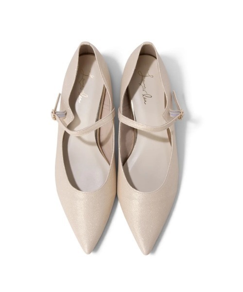 Launa lea(ラウナレア)の「【26秋冬】【レイン対応】クラシックメリージェーンフラットパンプス(R9641)(パンプス・レディース・アイボリー/ブラック/ボルドー・23.5cm/23.0cm/22.5cm/22.0cm/25.5cm/25.0cm/24.5cm/24.0cm)」の2枚目の写真