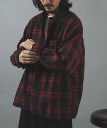 ITEMS URBANRESEARCH | ツイードチェックリングドットボタンシャツ(シャツ/ブラウス)
