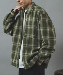 ITEMS URBANRESEARCH | ツイードチェックリングドットボタンシャツ(シャツ/ブラウス)