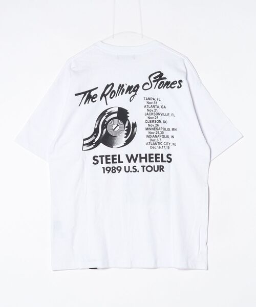 ROYAL FLASH（ロイヤルフラッシュ）の「Ｓｔｅｅｌ　Ｗｈｅｅｌｓ　８９　ＳＳ　Ｔｅｅ（Tシャツ/カットソー・メンズ・ホワイト・L/M）」の2枚目の写真