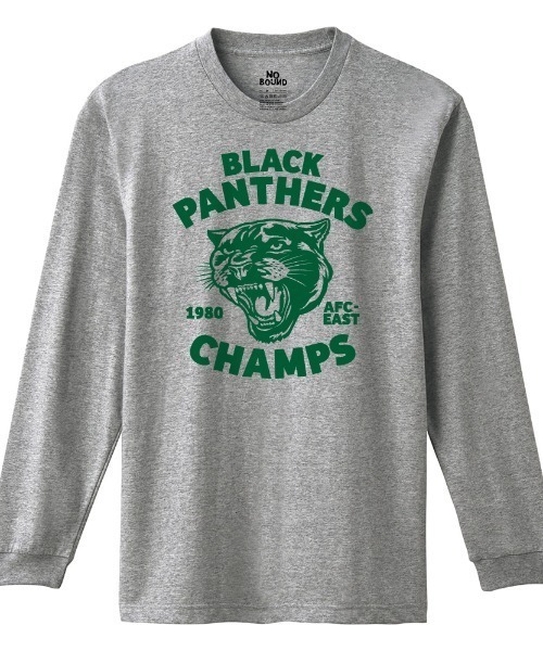 Ol' Basics(オールベーシックス)の「Ol' Basics(オール・ベーシックス) 長袖Tシャツ メンズ イラスト ロゴ プリント Tシャツ 長袖 ロンT ロングTシャツ カットソー トップス アメカジ レディース ユニセックス(Tシャツ/カットソー・メンズ・ヘザーグレー/キャメル/アイボリー/ホワイト・M/L/XL)」の4枚目の写真