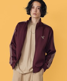 襟リブサイドライントラックジャケット トラッカージャケット ジャージ 袖ライン フルジップ メンズ レディース 2026年 秋 秋服 冬 冬服