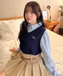 WEGO/【26年秋冬新作】ベストドッキングシャツ