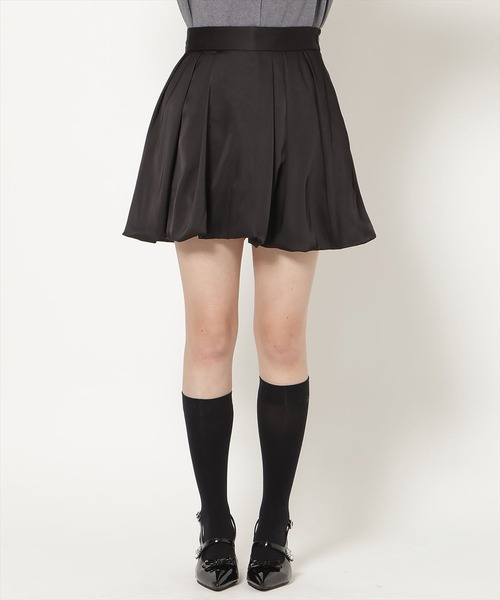 WILLSELECTION(ウィルセレクション)の「タックバルーンミニスカート(スカート・レディース・ブラック/ピンク/ブラウン系その他・FREE)」の4枚目の写真